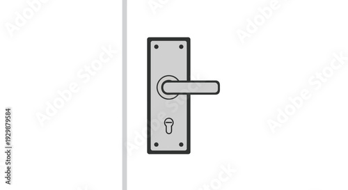 Door Handle Lock Mechanism.