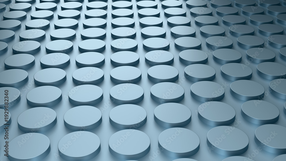 Obraz premium 3D abstract dark blue background with a technological pattern, vector design, technology theme, volumetric space in perspective. Technology, information technology, big data.
