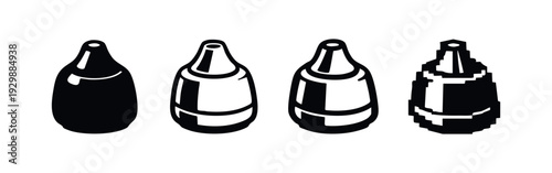 Isometric Essential Oil Diffuser or Humidifier Vector Icons Collection for Home Wellness