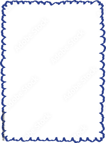 Border Wavy Frame Doodle