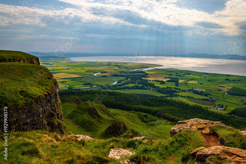 Photos Formed 60 milllion years ago, Binevenagh Hill in the Antrim Plateau, Northern Ir