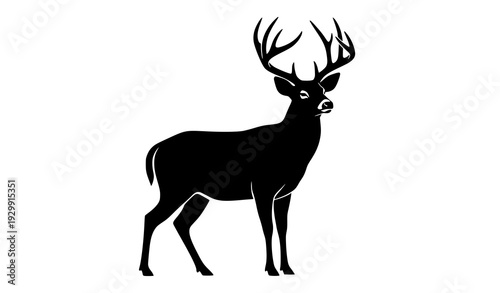 deer silhouette vector