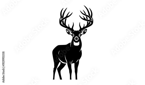 deer silhouette vector