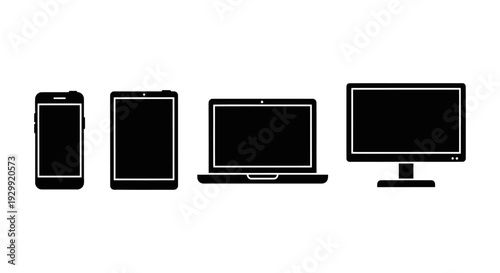 digital devices collection illustrating modern technology and responsive design across various screen sizes