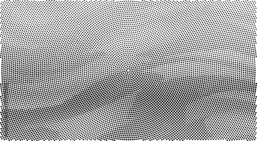 Abstract black and white pattern with intricate geometric shapes and lines