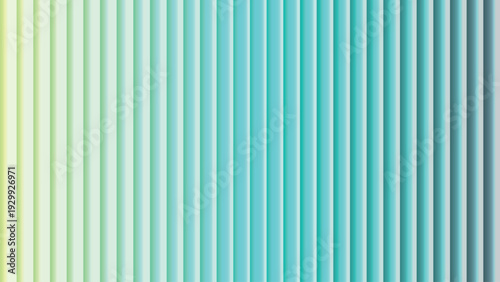 A refreshing gradient of parallel vertical stripes flows from soft lime green to cool turquoise and blue