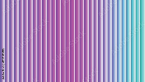 A striking vertical striped pattern showcases a fascinating color shift from lavender to magenta and cool aqua
