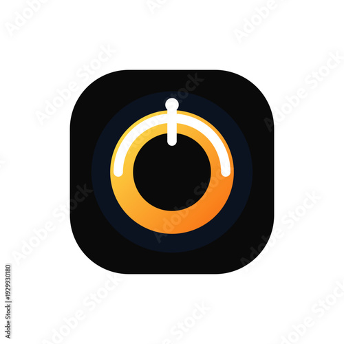 Dial knob control icon App UI Icon, clean vector Vector