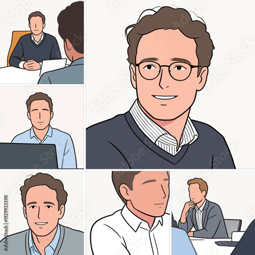 Two men are engaged in a discussion at an office table. One man listens intently while the other shares ideas.