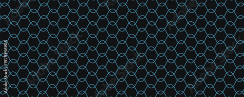 Seamless blue and black overlapping woven pattern vector eps 10