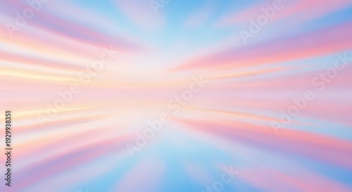 Soft Pastel Light Burst Abstract Background with Radiant Gradient