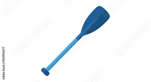 Paddle illustration, vector style graphic, for water sports and outdoor recreation.