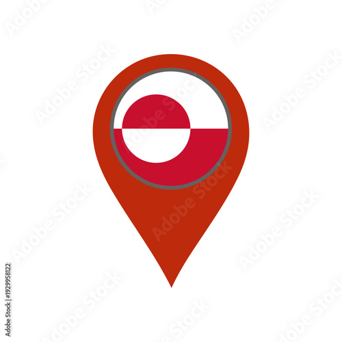 Free Download pin with the greenland flag vector 
Vector pin with the flag on a white background - GFXLoad