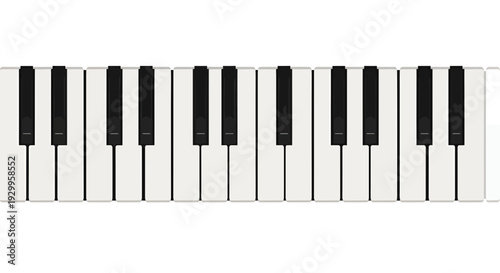 Piano keys image, photography, musical instrument, white and black, music concept, studio shot