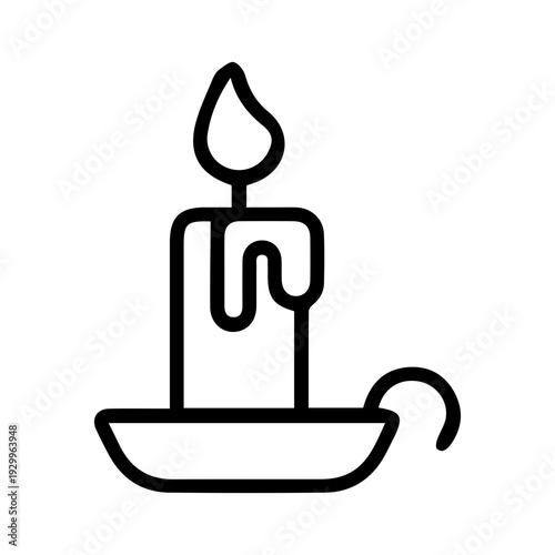 Warm Glow Candle Icon