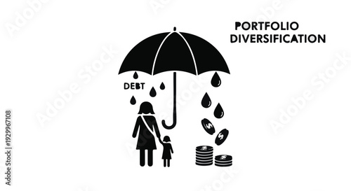 family protected from debt and financial risk with umbrella