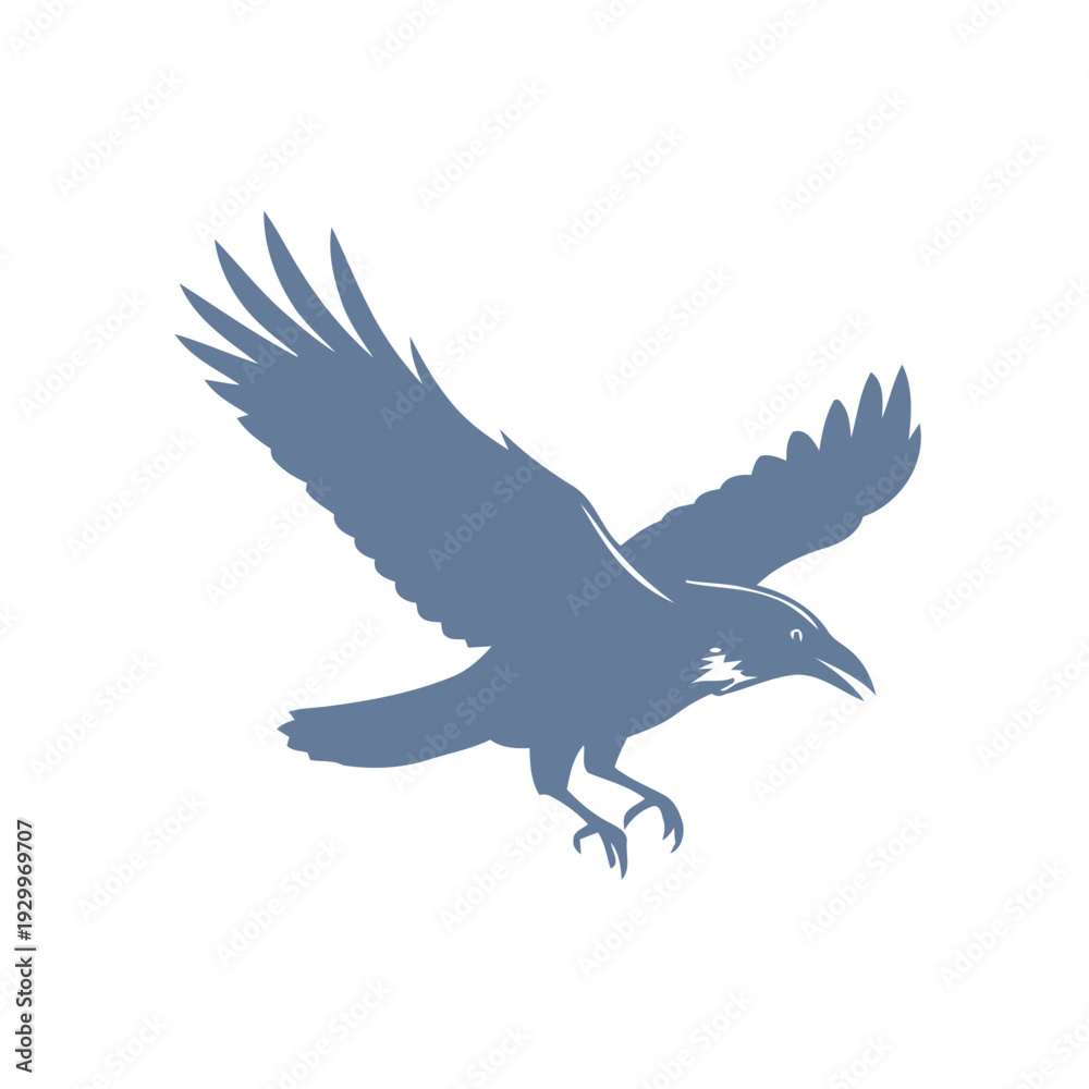 Fototapeta premium grey eagle vector logo