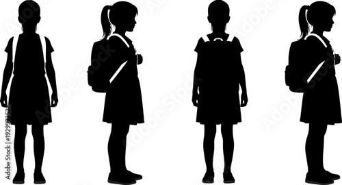 Male Singer Performer Black Silhouette Vector Set, Vocalist Holding Microphone and Singing Live Performance Graphics, Music Concert and Stage Show Entertainment Icons Illustration.