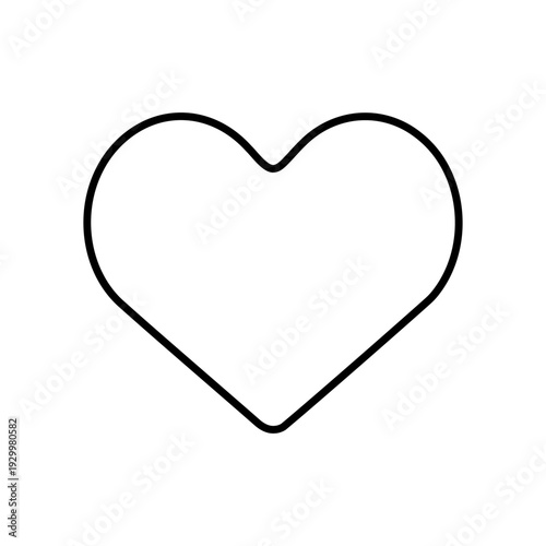 シンプルなハートのいいねアイコン