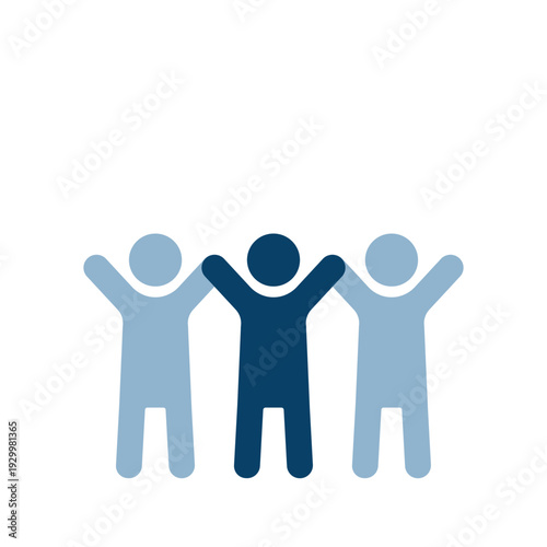 チームワークで成功した3人のアイコン