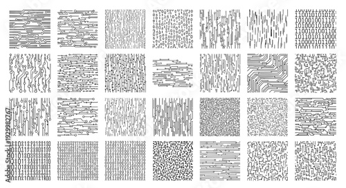 Collection of various printed text documents and handwritten notes