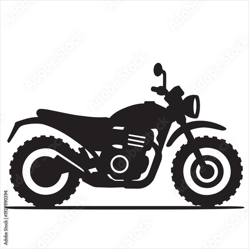 silhouette of a motorcycle
