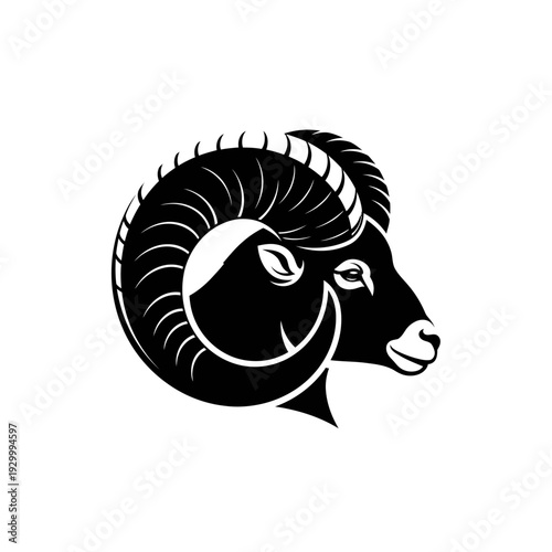 Celebrating National Ram Day with a majestic ram illustration featuring horns and a strong profile view