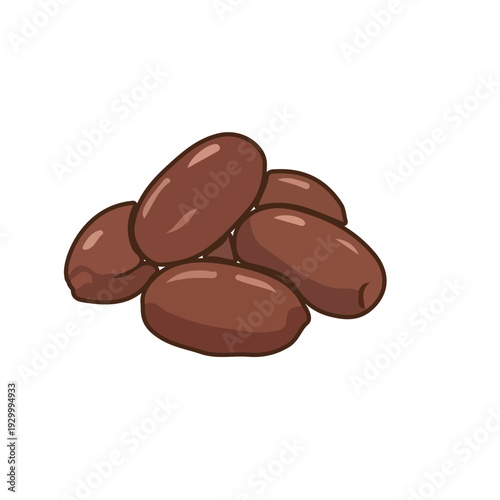 Illustration of Dates Fruit