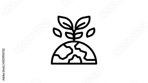 Earth animated icon