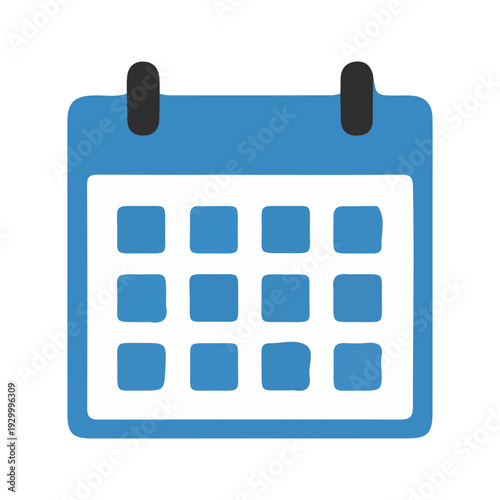 Blue Calendar Icon