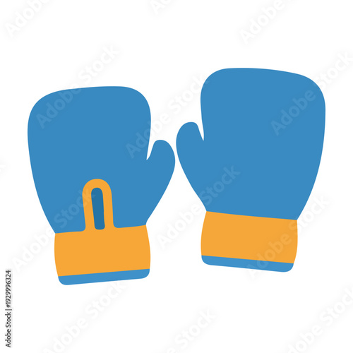 Blue Boxing Gloves Icon