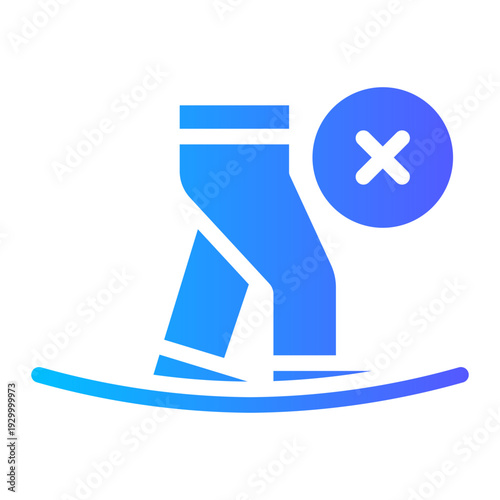 danger gradient icon