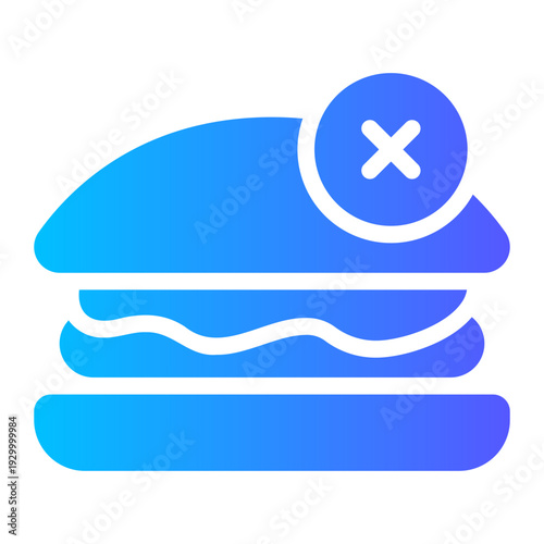 delete gradient icon