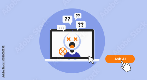 Camping illustration with 404 error message in a circular frame, featuring tents and trees at dusk