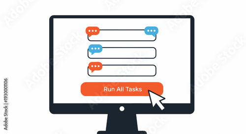 Camping illustration with 404 error message in a circular frame, featuring tents and trees at dusk