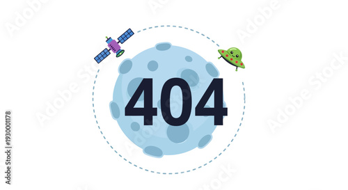 Camping illustration with 404 error message in a circular frame, featuring tents and trees at dusk