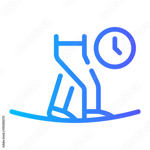 time gradient icon
