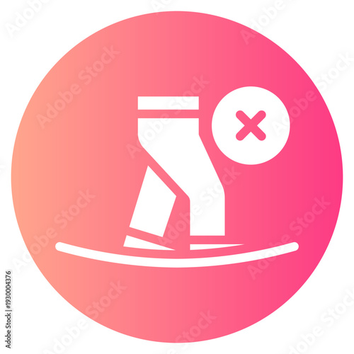 danger gradient icon