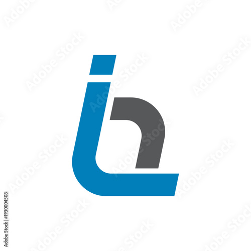 Abstract Lettermark IQ Logo