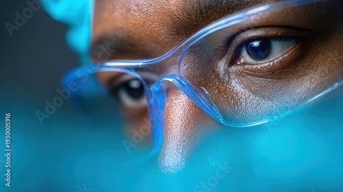 Researcher focuses on gene-editing interface in lab for scientific exploration