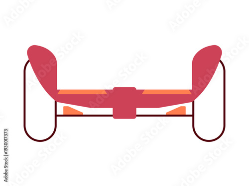 Hover board icon. Modern transportation icon design. Simple filled and outline style. Vector icon.