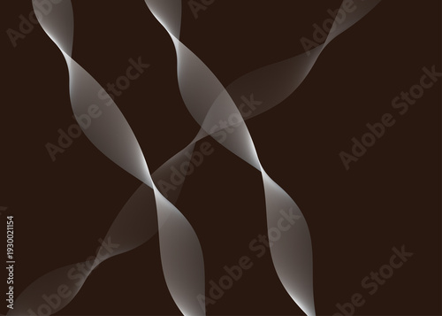 Luxury  Abstract Wave Pattern on Dark Background – Elegant 3D Flowing Ribbon Texture