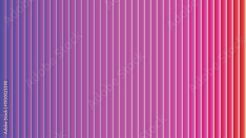Vibrant vertical stripes seamlessly transition through a lively spectrum of cool blue to warm magenta and red hues