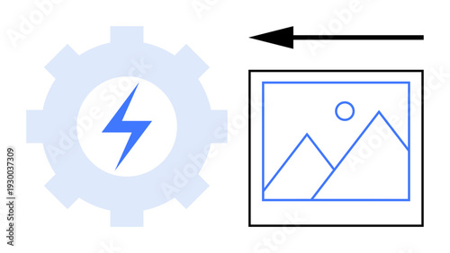 Process automation concept. Process automation enhancing efficiency and workflow optimization. Process automation drives innovation and streamlines digital operations. For tech, business solutions