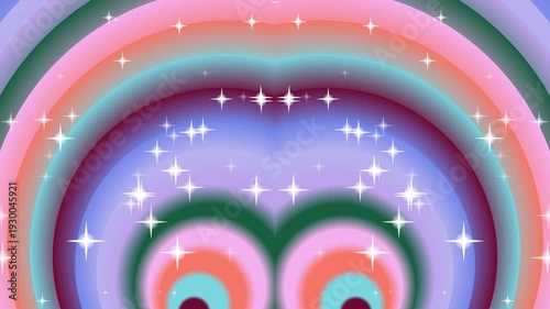 Creating a Cheerful Rainbow Pattern Animation for Relaxing Visual Background