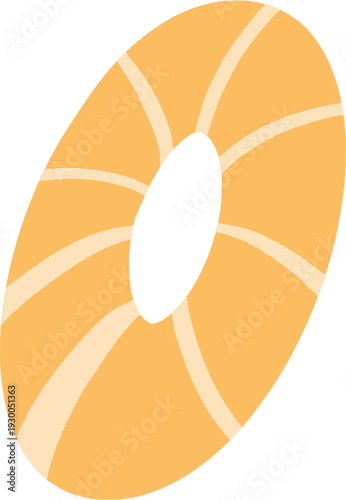 Inflatable Pool Float Vector Summer Illustration