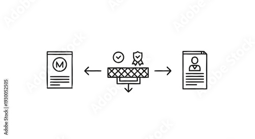Document Verification and Approval Process Flow.