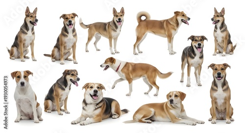 group of dogs