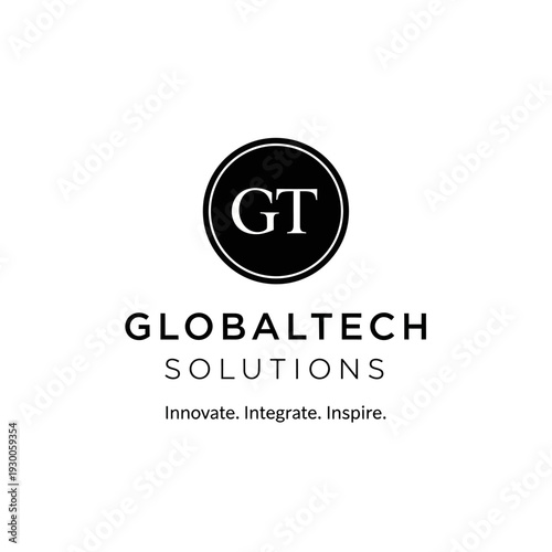 Globaltech Solutions Logo Design Innovation.