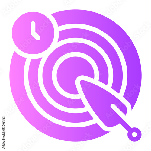 time gradient icon